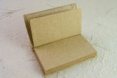 Mini Rustic Peg-Bound Recycled Paper Journal